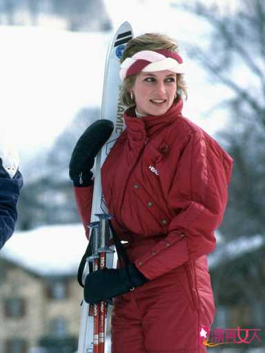  戴安娜王妃经典滑雪装 保暖又时髦