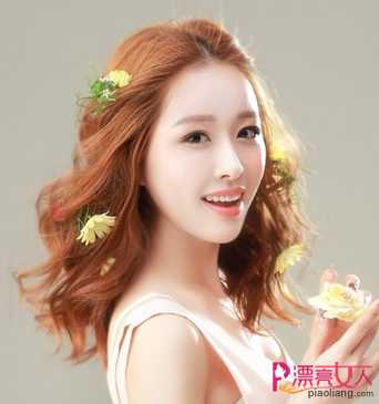  韩女星橘色系染发图片 指导你做一头时尚的染发