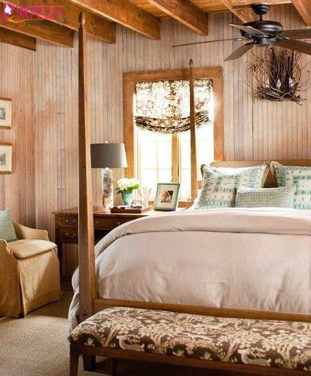  美式风格卧室设计 在乡谣中甜蜜入睡